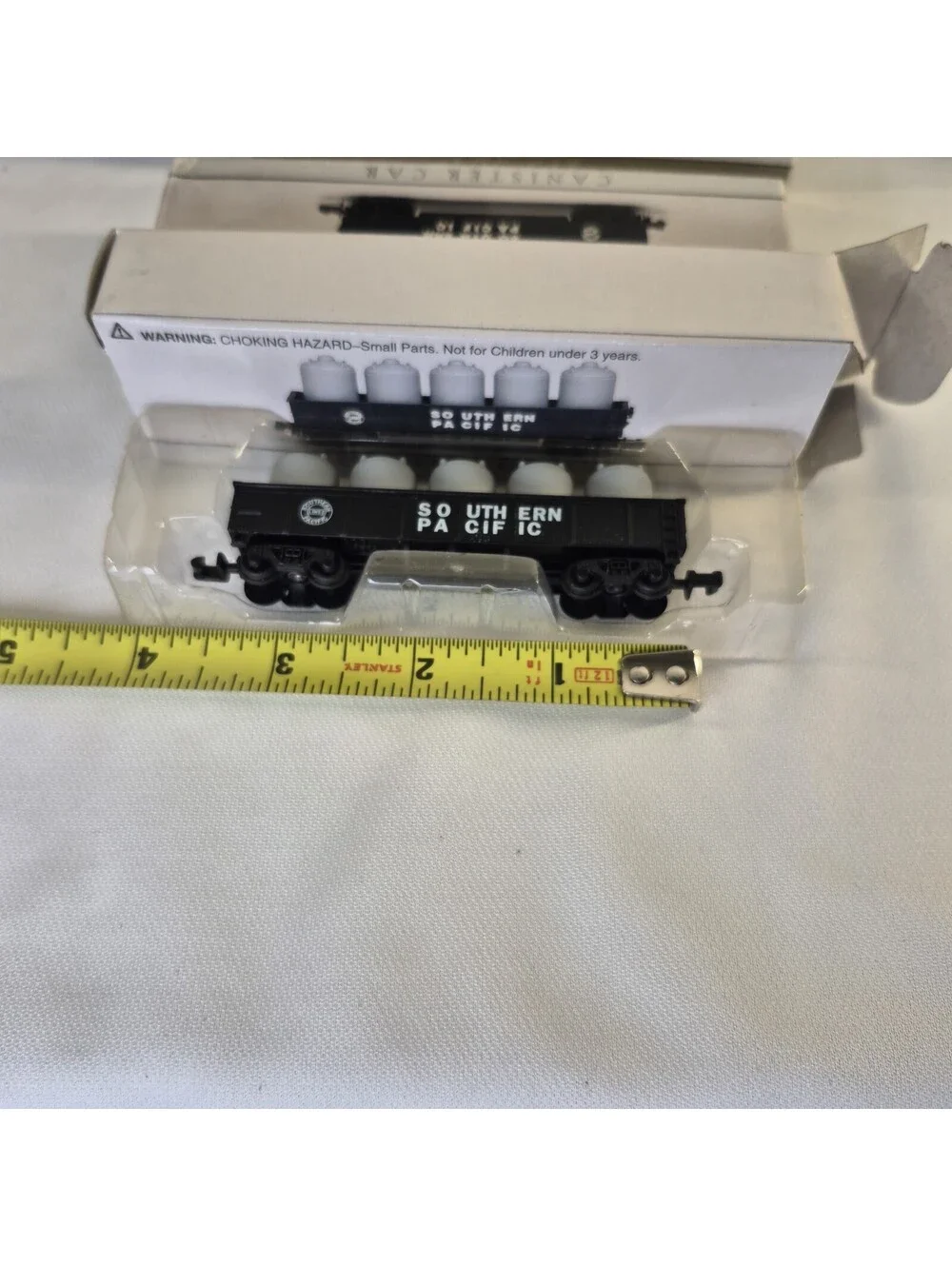 High Speed Metal Products N Scale Southern Pacific CANISTER CAR GONDOLA, BOXED
